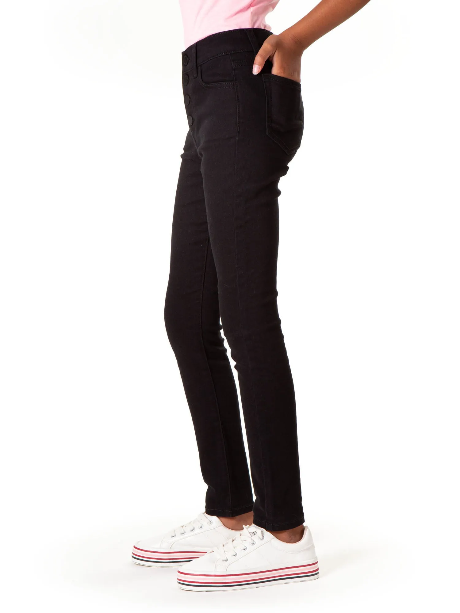 Girls Super Skinny High Rise Jeans
