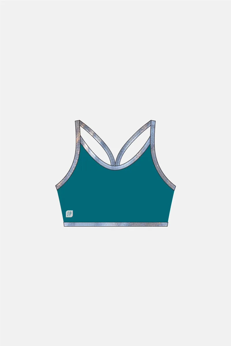 Girls WG Crop Top Teal