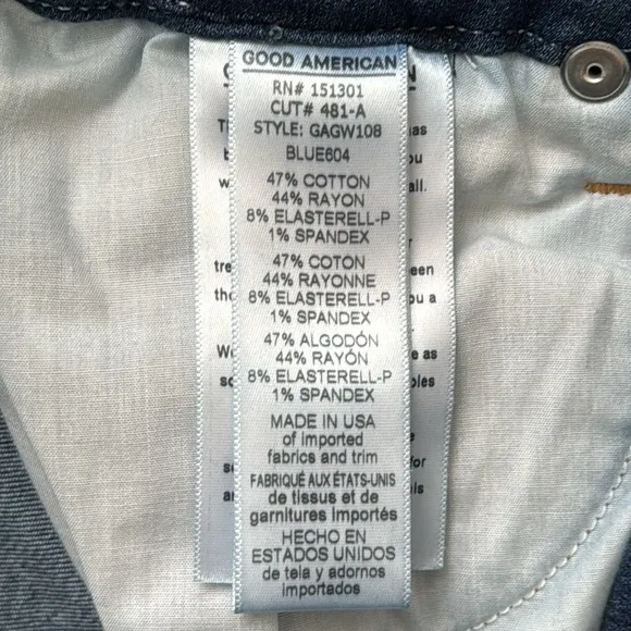 Good American &quot;Good Waist&quot; Skinny Jeans Size 4/27