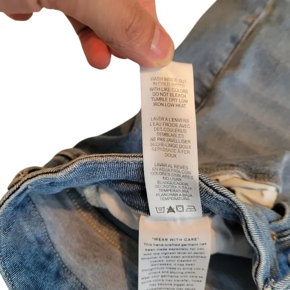 Good American Distressed Flare Jeans – Size 18 – Excellent Condition!