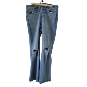 Good American Distressed Flare Jeans – Size 18 – Excellent Condition!