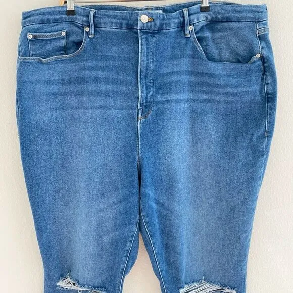 Good American Ripped High Rise Skinny Denim Zara 2022 collection Plus Sized