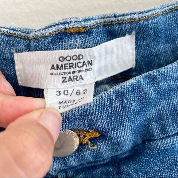 Good American Ripped High Rise Skinny Denim Zara 2022 collection Plus Sized