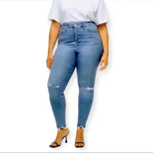 Good American Ripped High Rise Skinny Denim Zara 2022 collection Plus Sized