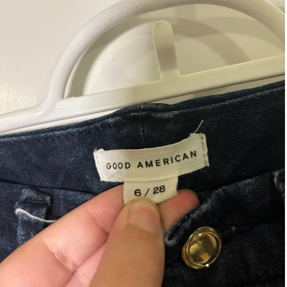 Good American Size 6/28 Blue Skinny Jeans