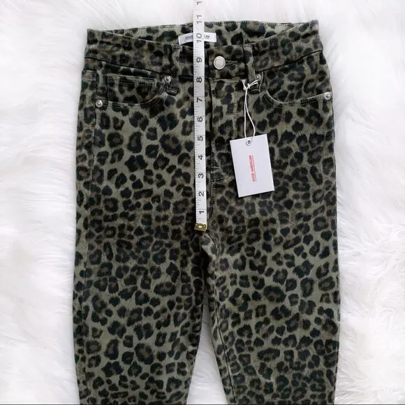 GOOD AMERICAN Good Waist Crop Skinny Jeans!