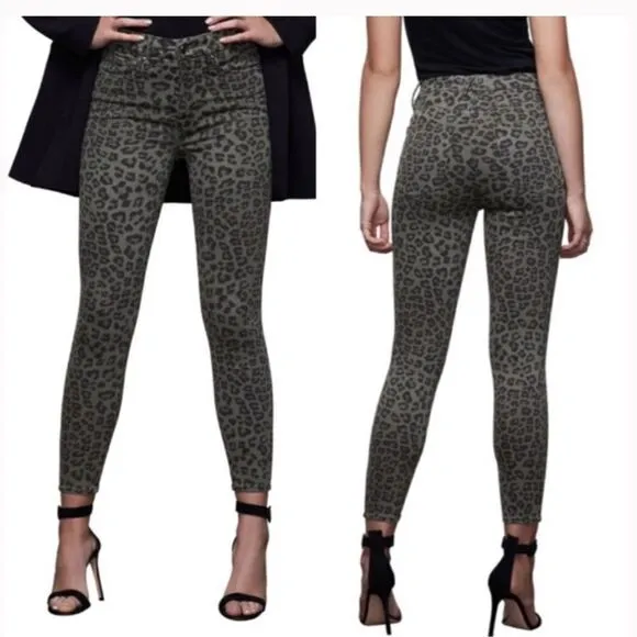 GOOD AMERICAN Good Waist Crop Skinny Jeans!