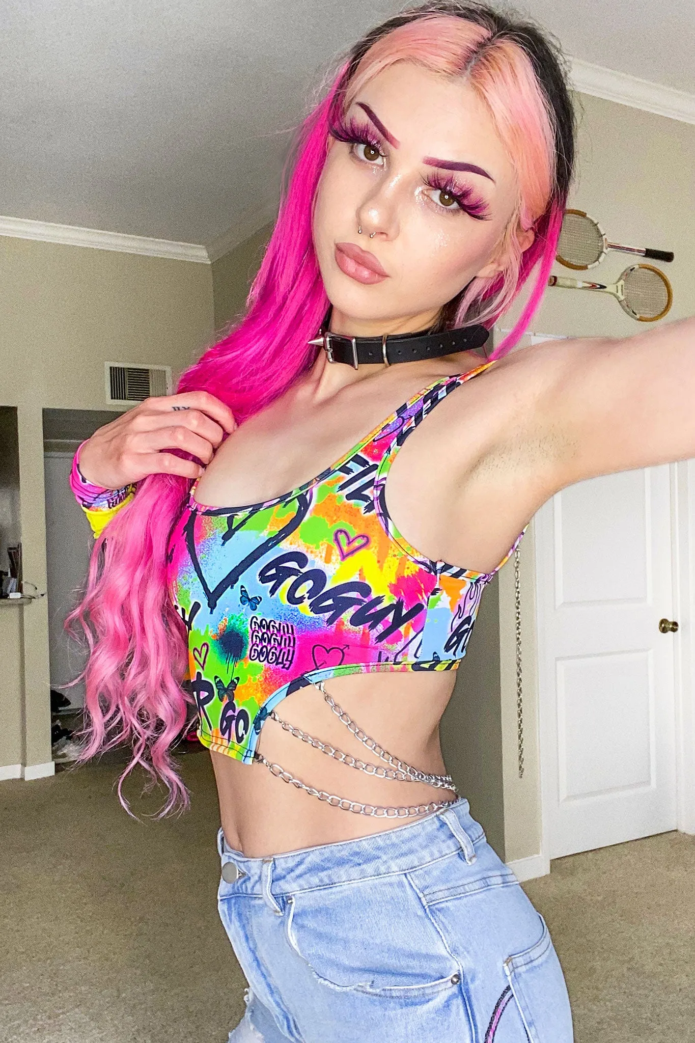 Graffiti Chain Top