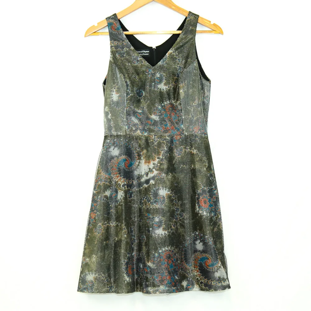 Grey Fishnet Overlay Tent Dress (Raymond)