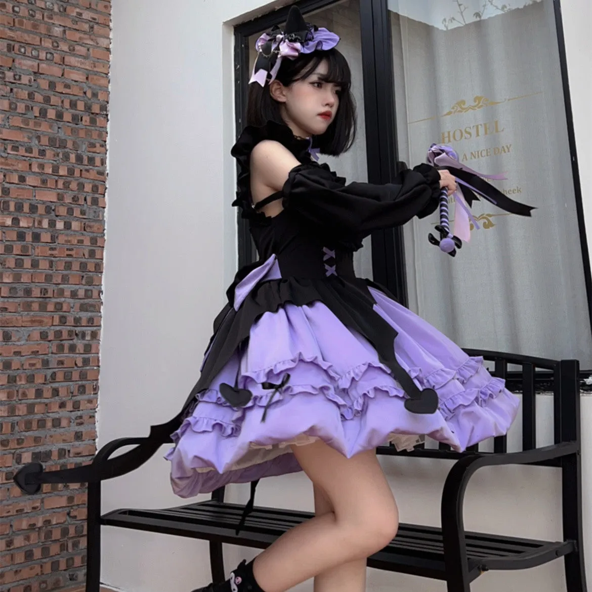 halloween slip dress  KF70373