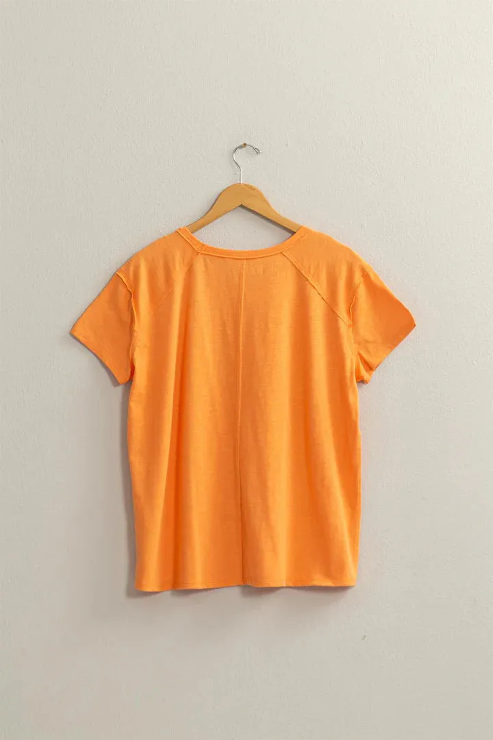 Hazel T-Shirt In Orange