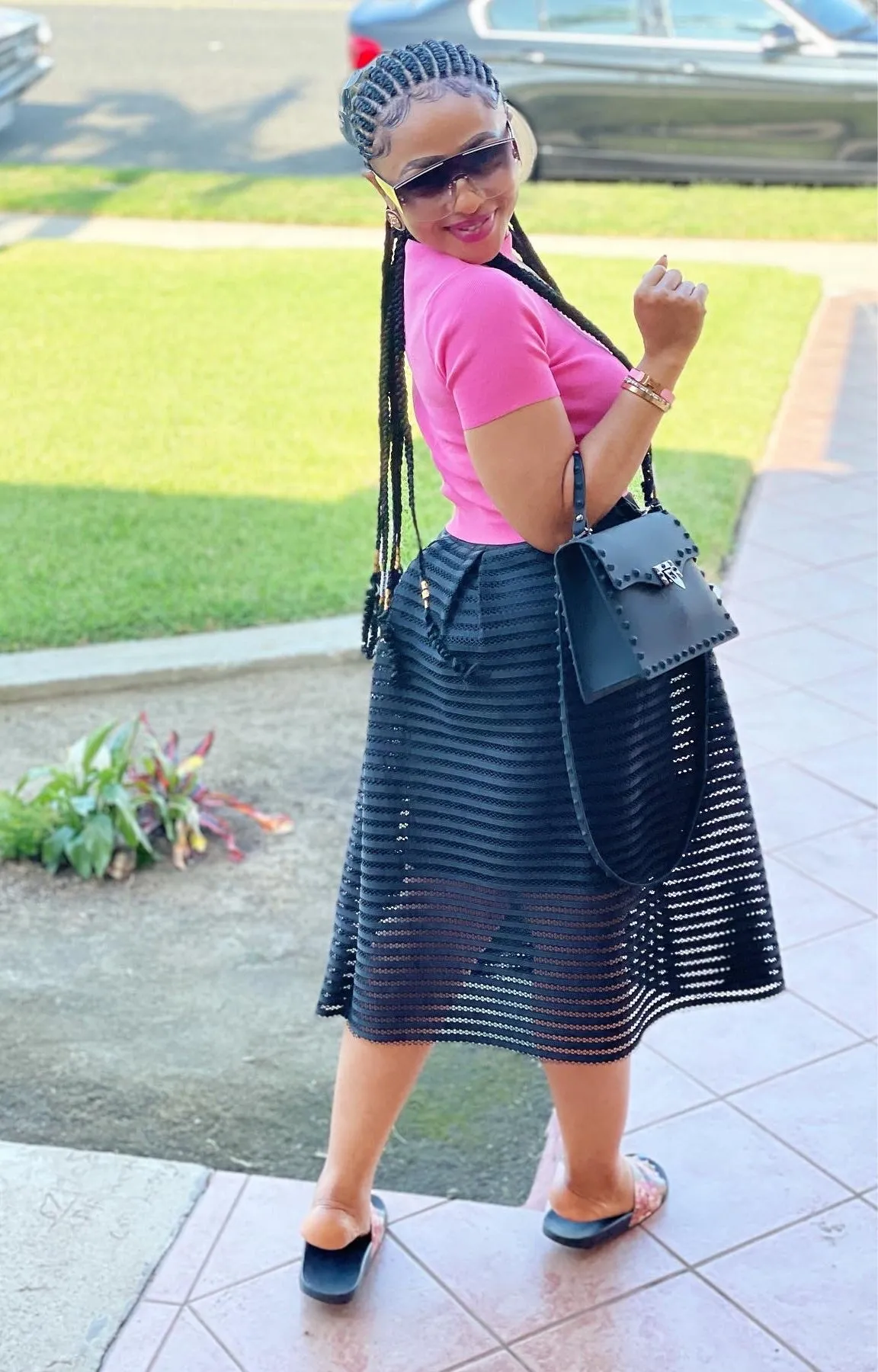 Hearts One Shoulder Top-HOEA6946