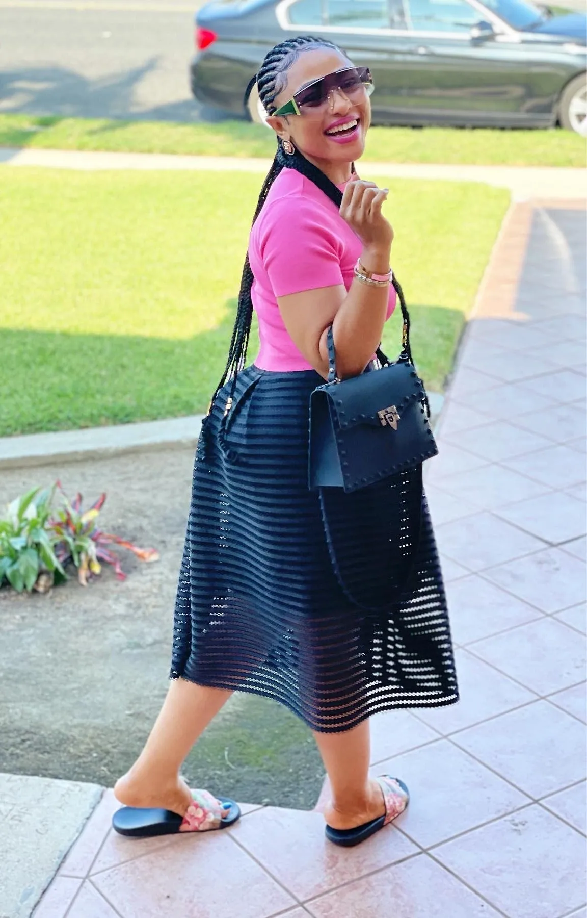 Hearts One Shoulder Top-HOEA6946