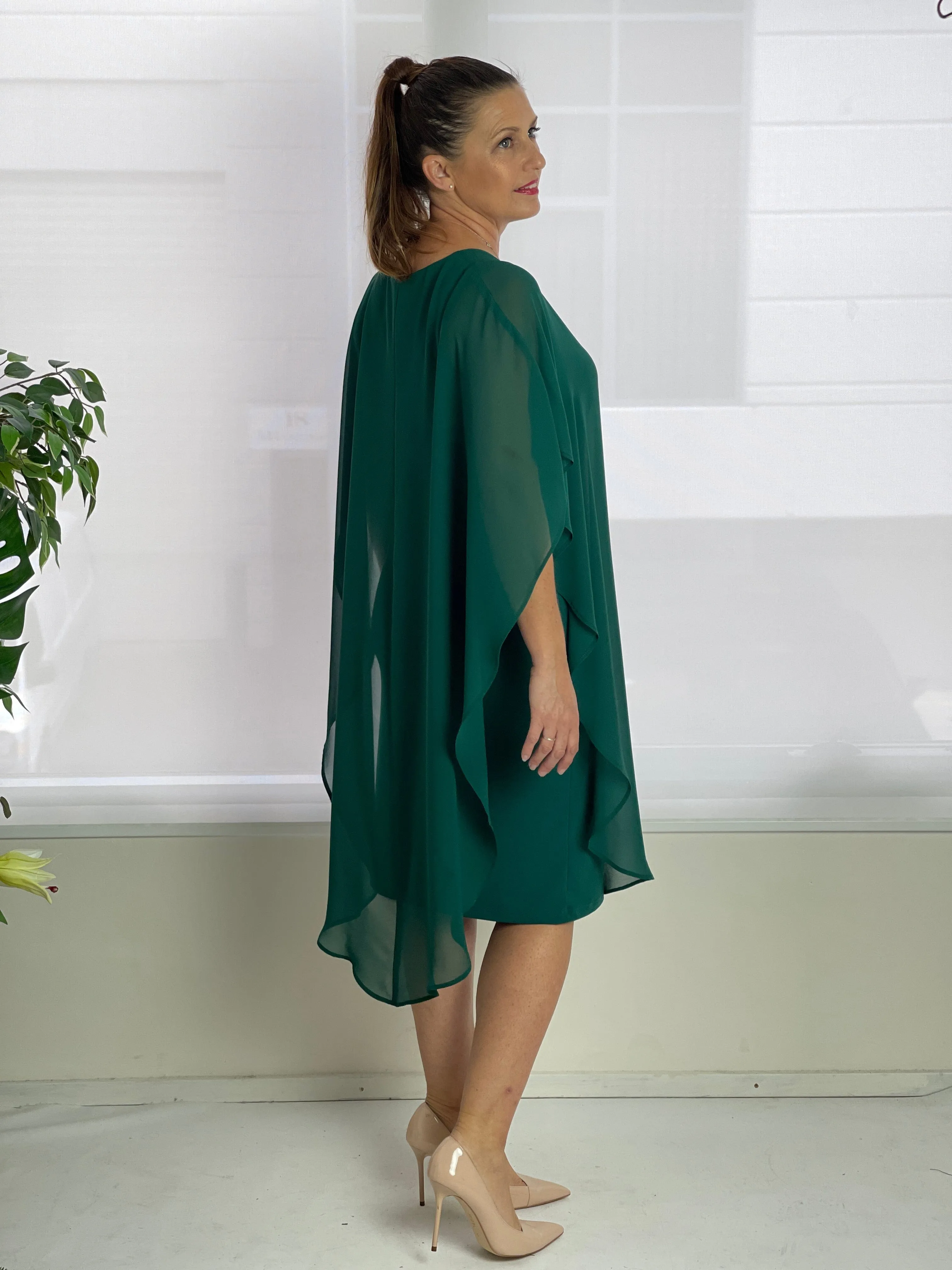 Helena Emerald Evening Dress