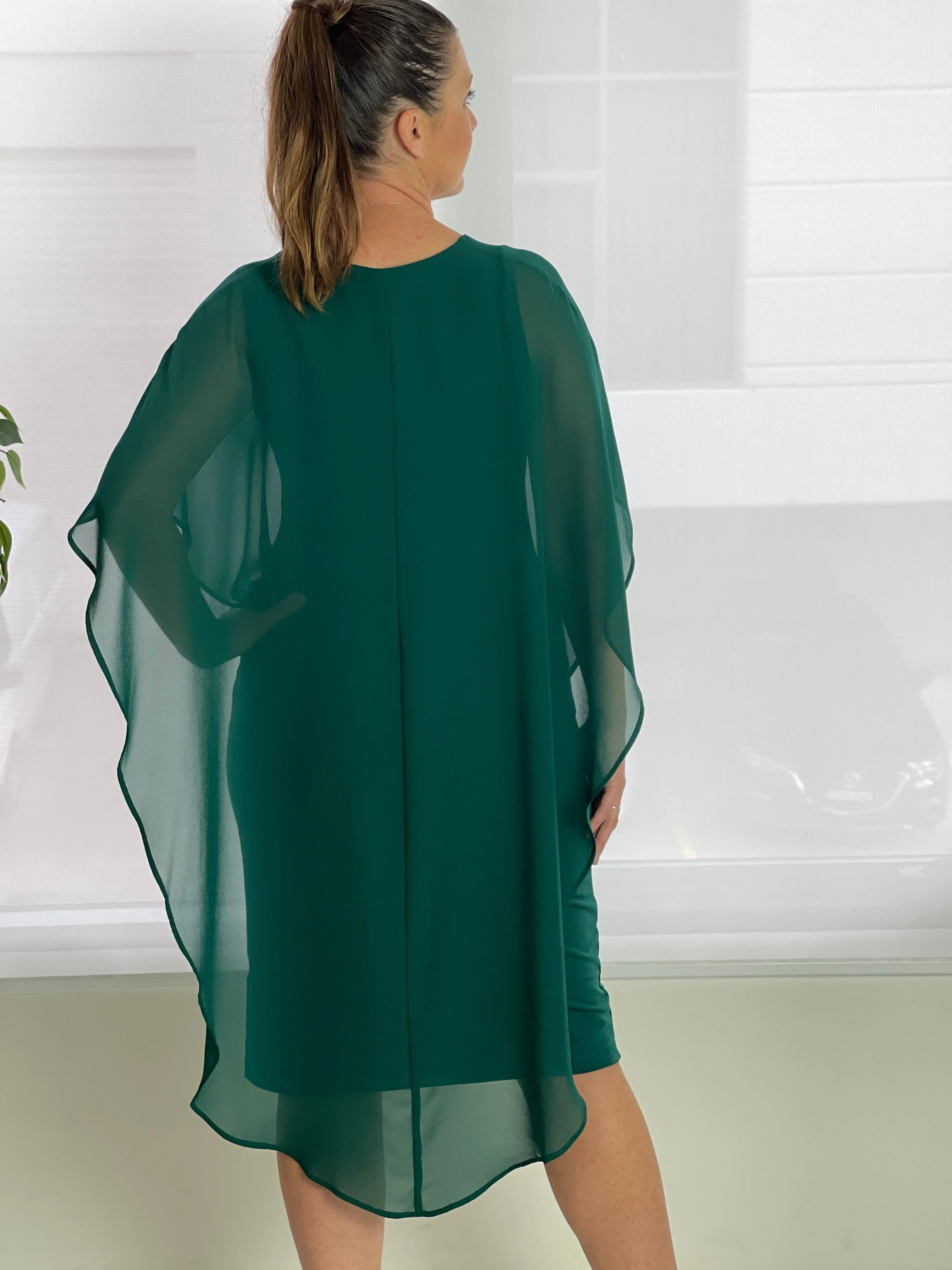 Helena Emerald Evening Dress