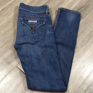 Hudson Collin Skinny Flap Pocket Medium Wash Jeans size 28