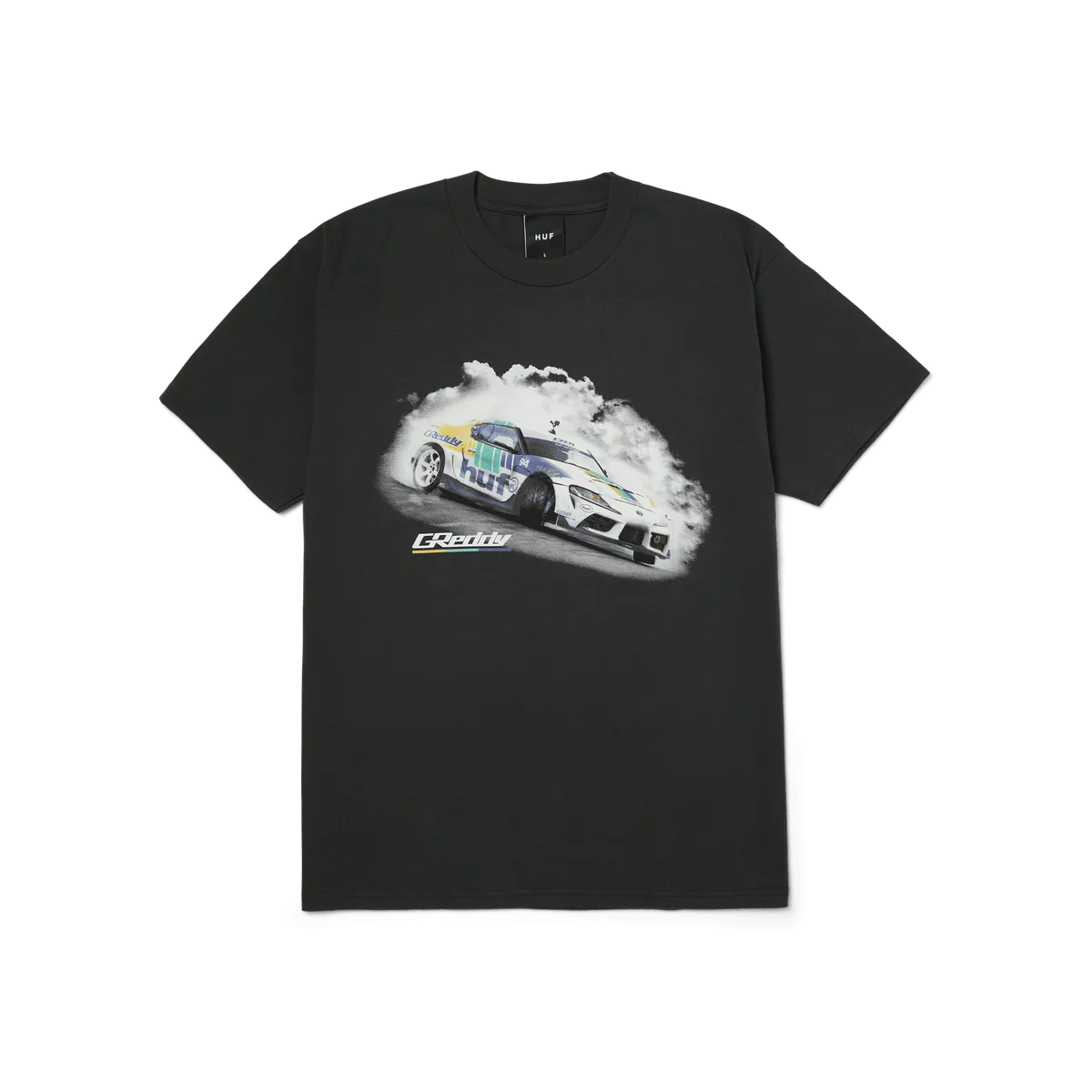 HUF x GReddy Racing Performance (oversized) Tee - Washed Black