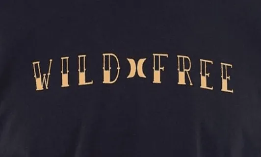 Hurley Toledo Mens Tee Black Wild Free