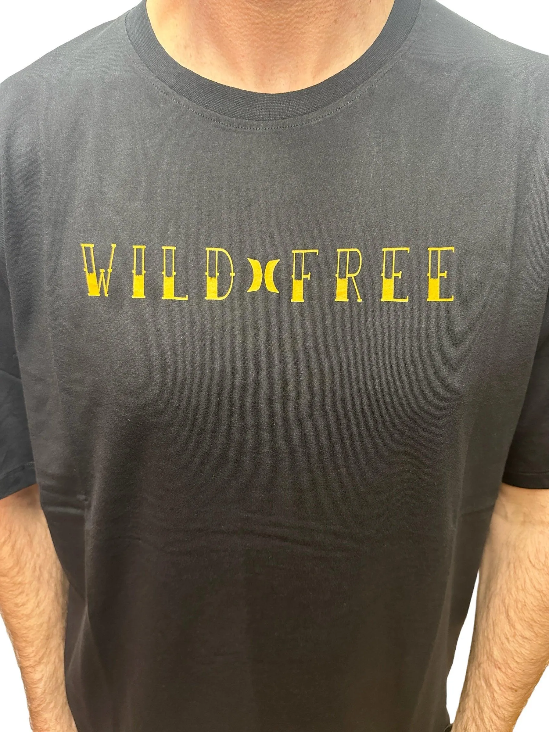 Hurley Toledo Mens Tee Black Wild Free