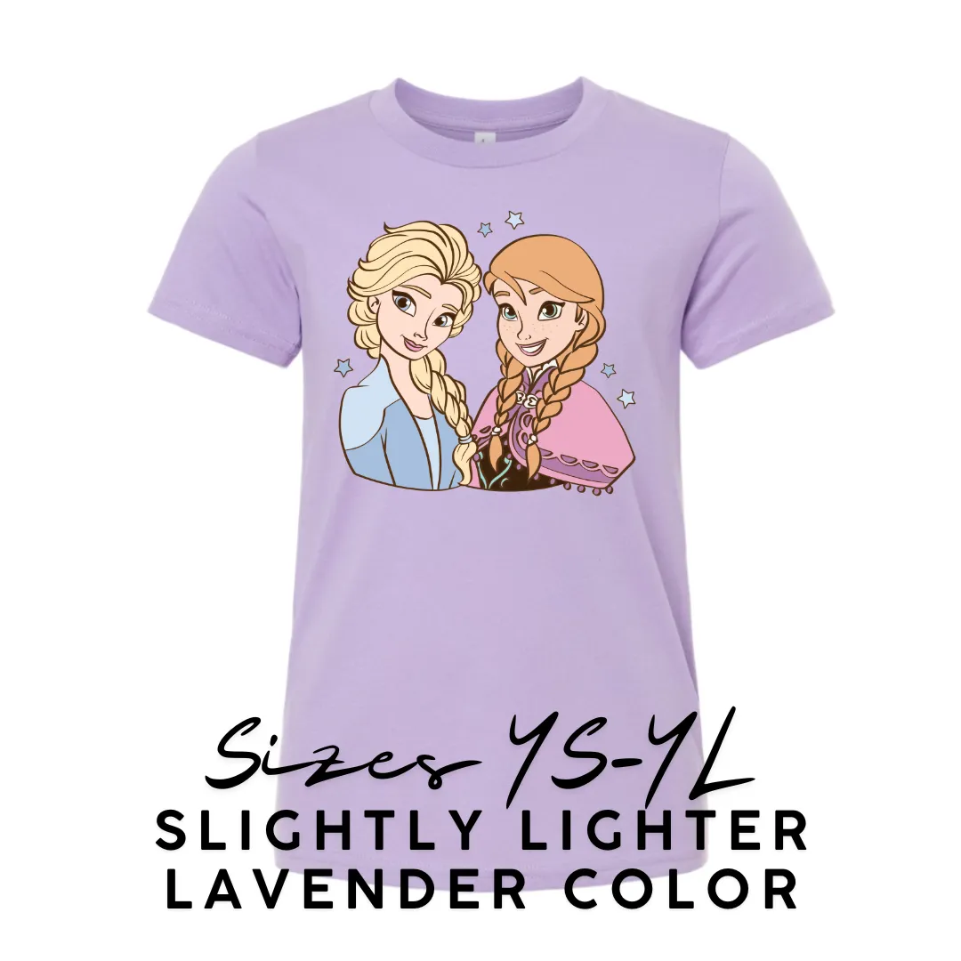 ICE SISTERS | LILAC ADULT TEE (*SHIPS MID-MARCH*)