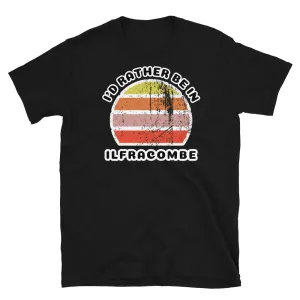I'd Rather Be In Ilfracombe T-Shirt | Vintage Sunset