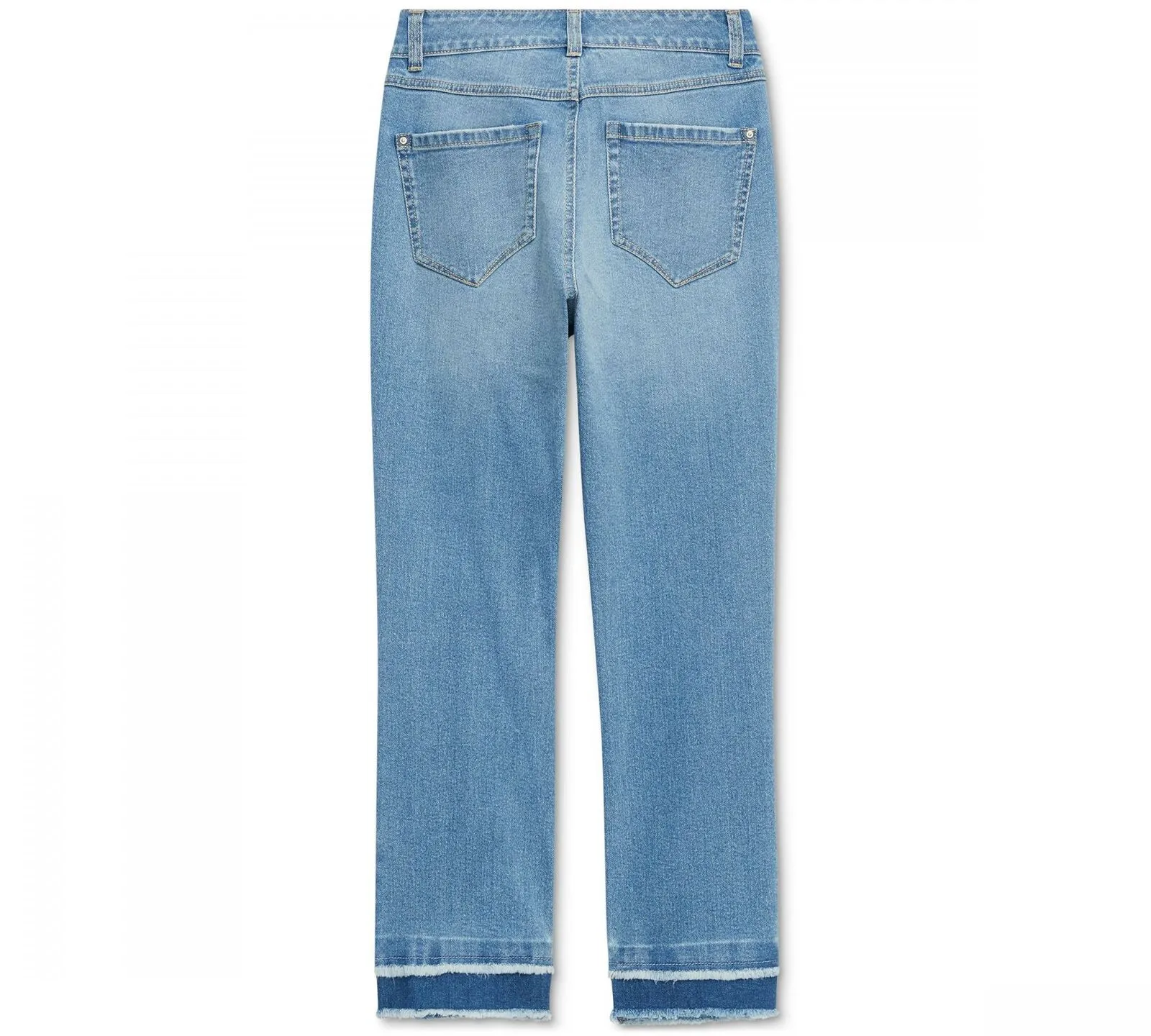 INC International Concepts Women's Destructed Straight Leg Jeans
