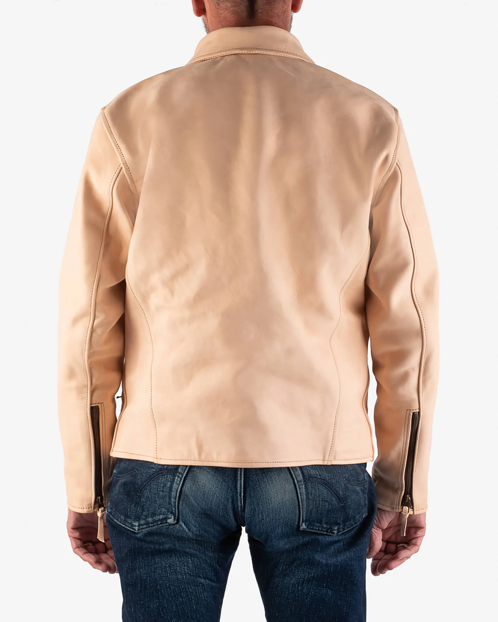 Iron Heart x Simmons Bilt Horsehide Jacket - The Bareback - Natural