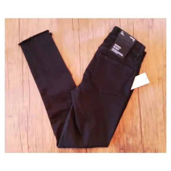 J Brand 835 Photo Ready Mid Rise Crop Skinny Evening Haze Jeans Organza Trim