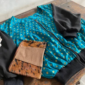 Jacket / Bomber Style // Green Gold