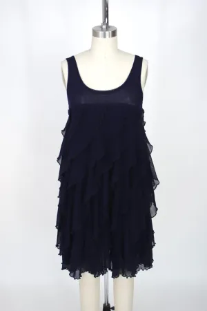 Jean Paul Gaultier Soleil Mesh Ruffle Dress