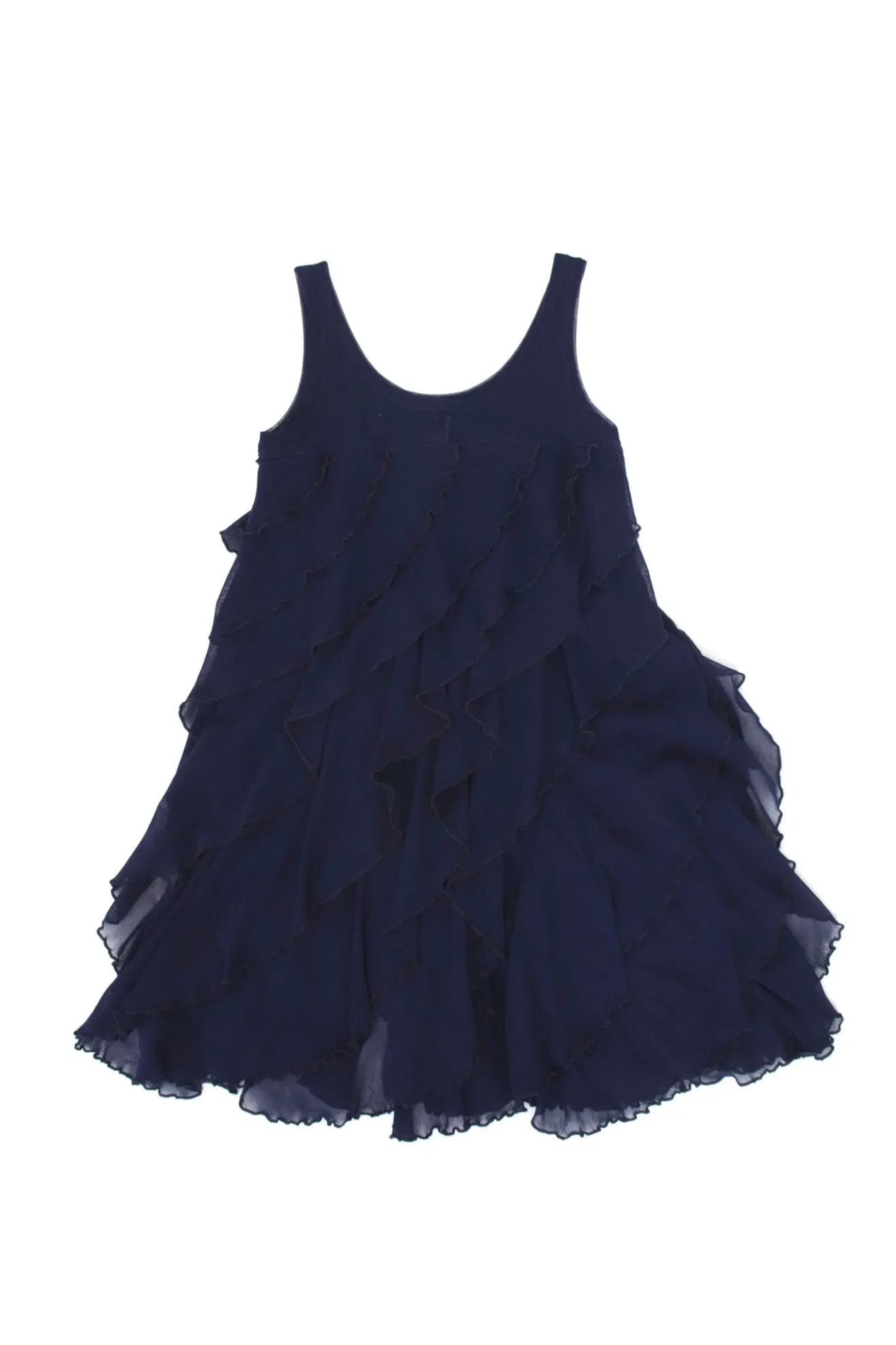 Jean Paul Gaultier Soleil Mesh Ruffle Dress