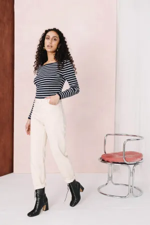 JEANS MATHILDA OFF WHITE