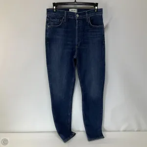 Jeans Skinny By Agolde In Blue Denim, Size: 4