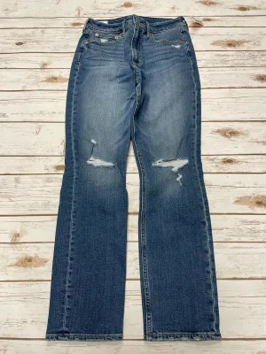 Jeans Skinny By Gap In Blue Denim, Size: 6l