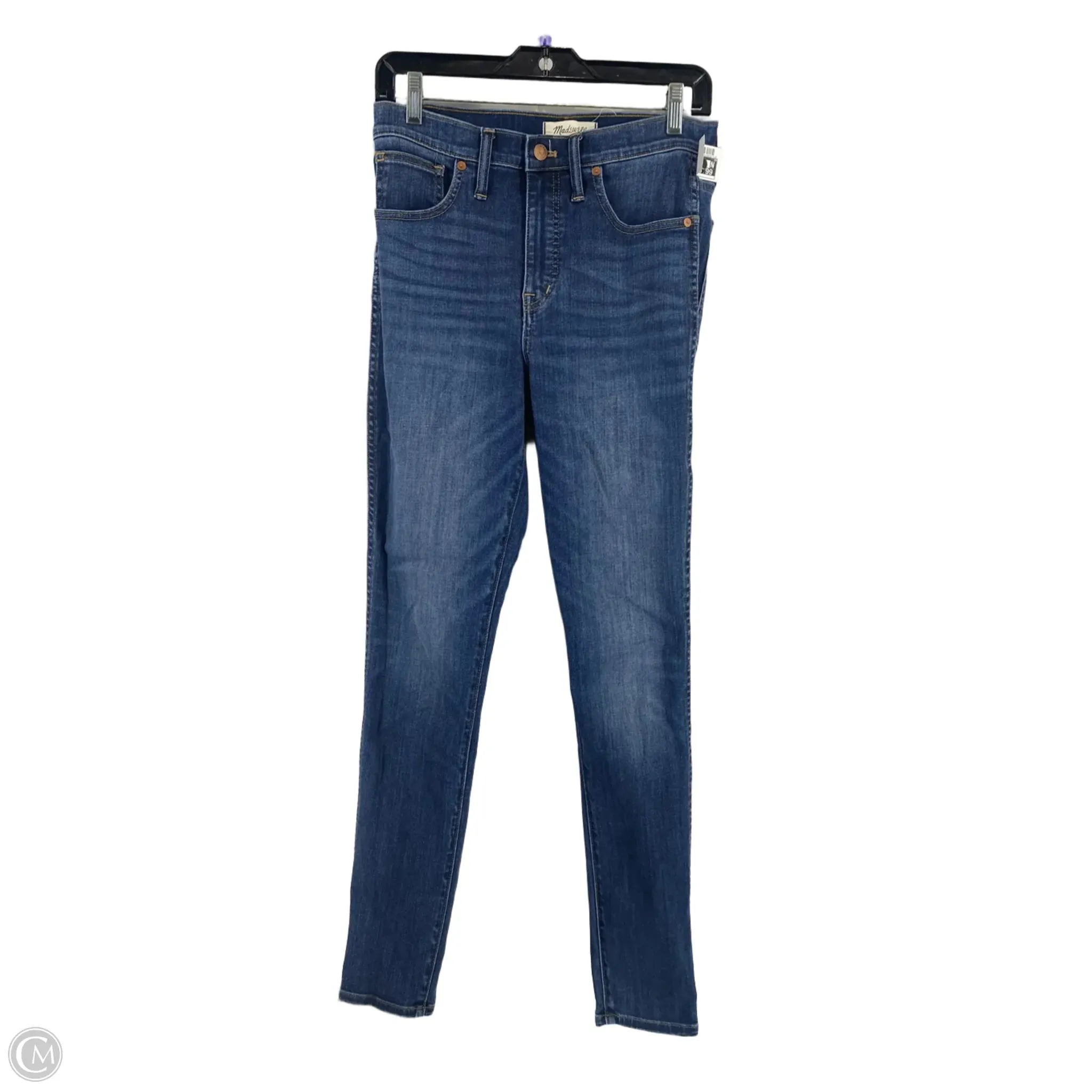 Jeans Skinny By Madewell In Blue Denim, Size: 6