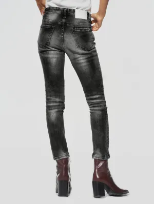 JOAN SKINNY JEANS IN FADED BLACK - Woman