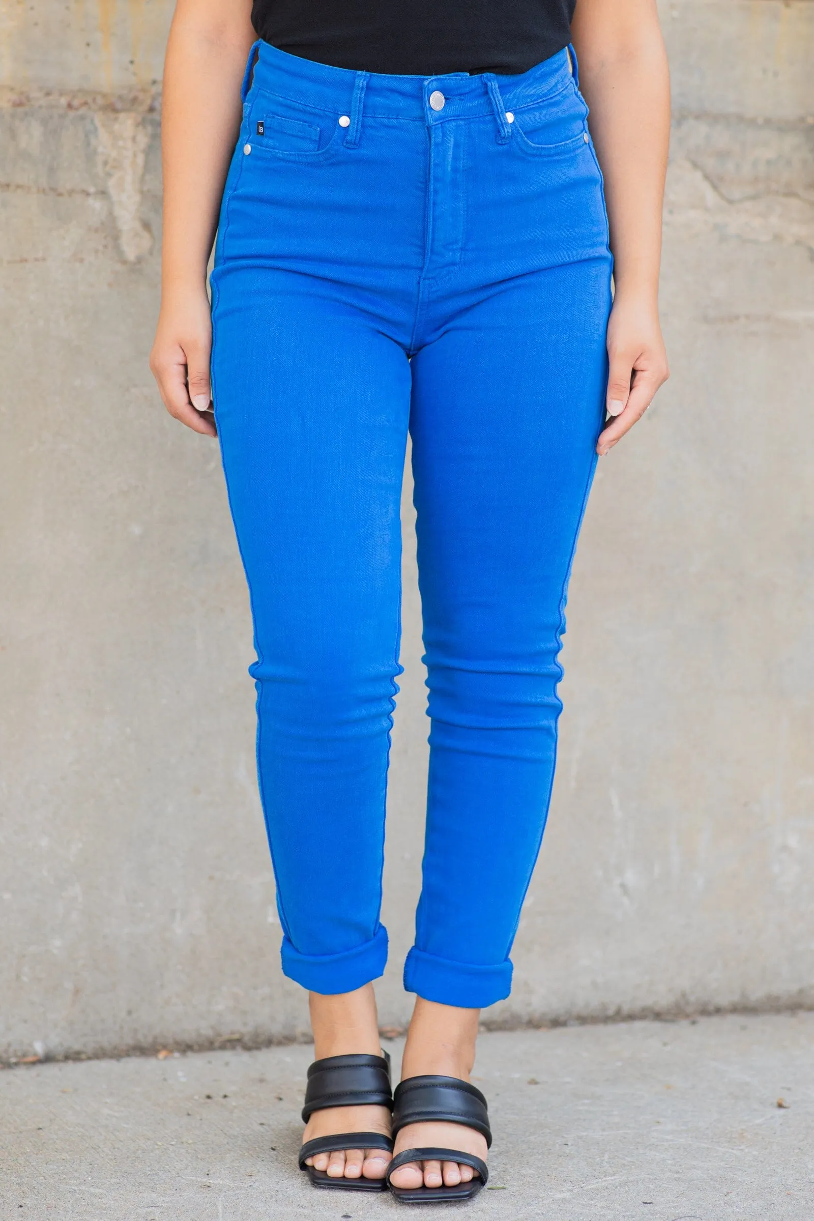Judy Blue Cobalt Tummy Control Skinny Jeans