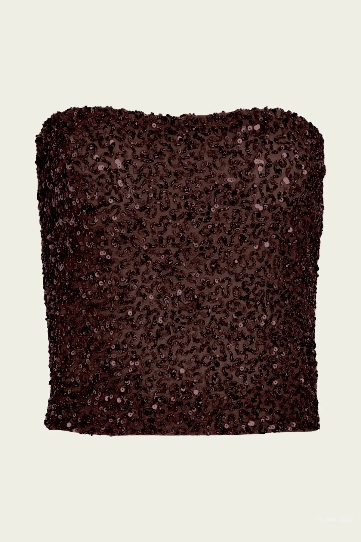 Kala Sequin Top in Earth