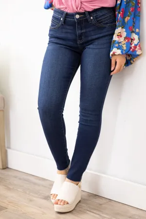KanCan Dark Stone Washed Skinny Jeans