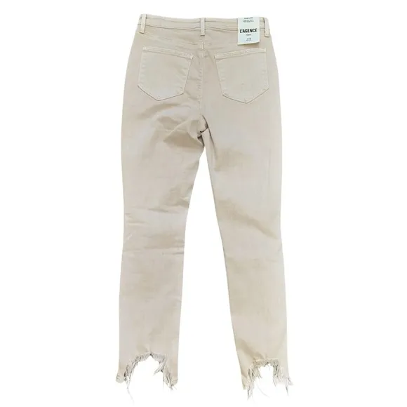 L’ AGENCE High Line Distressed Skinny Jeans!