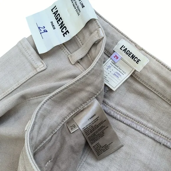 L’ AGENCE High Line Distressed Skinny Jeans!