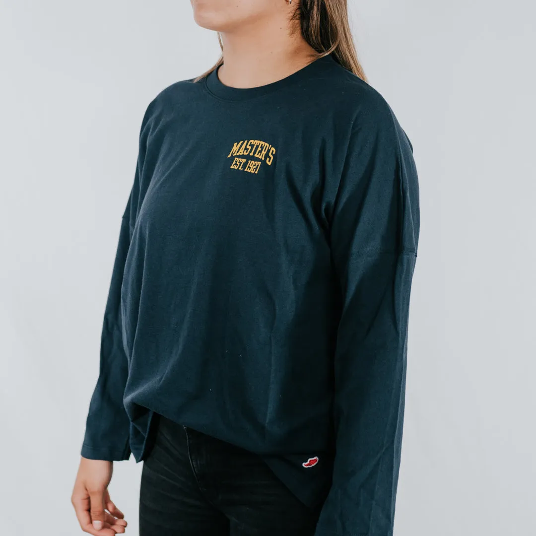 Ladies Cotton Oversized Long Sleeve Tee