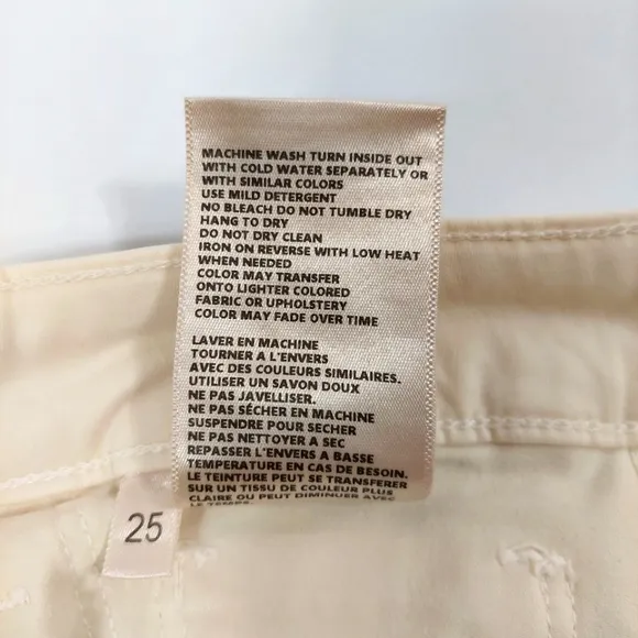 L'agence Margot Skinny High Rise Vintage White Jeans.