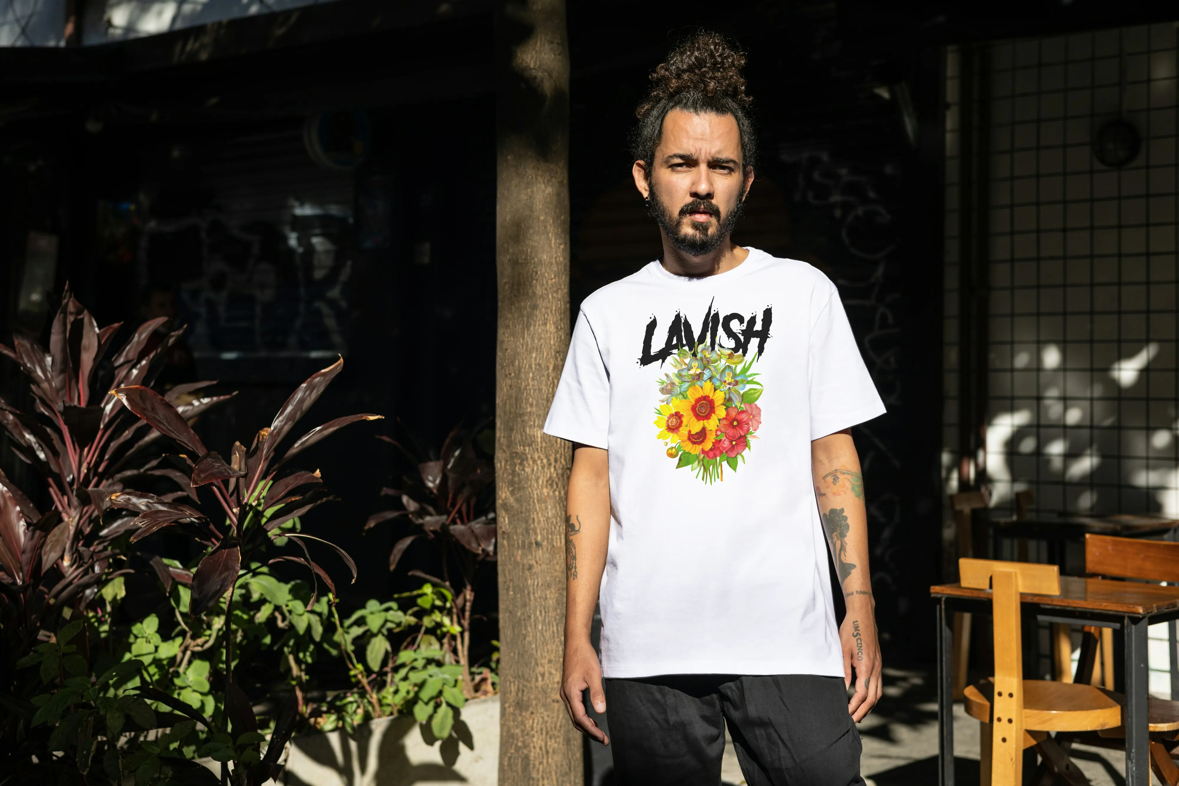 Lavish Flower Bundle Grafx Tee