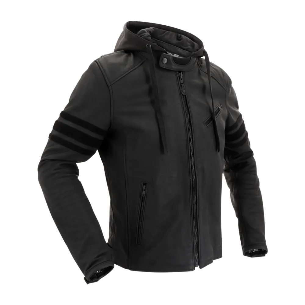 Leather Moto Jacket Richa Toulon Jacket, Black Edition