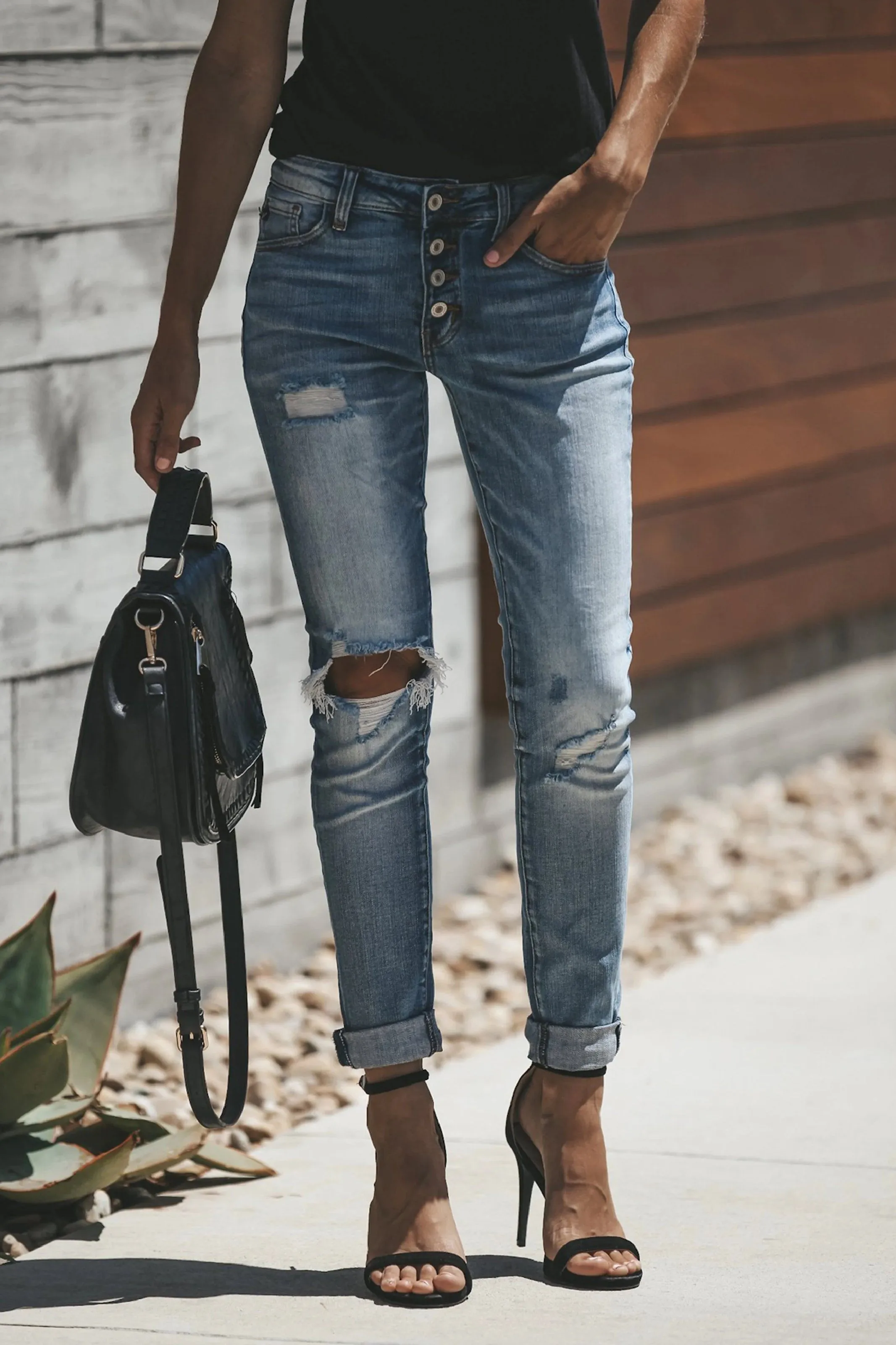Liberation Distressed Girlfriend Skinny