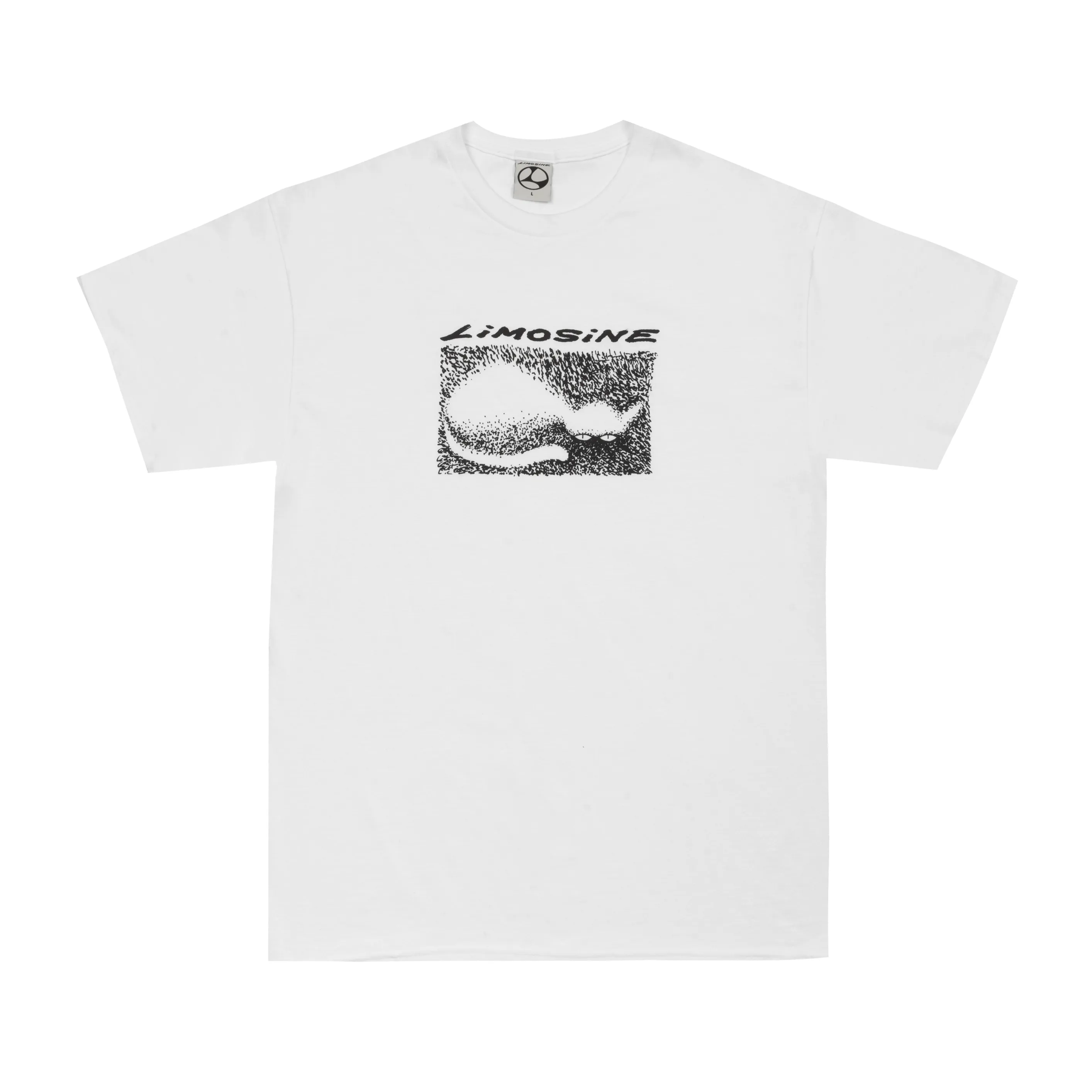 Limosine Cat Tee - White