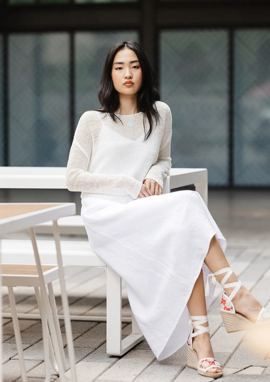 Linen Slip Dress
