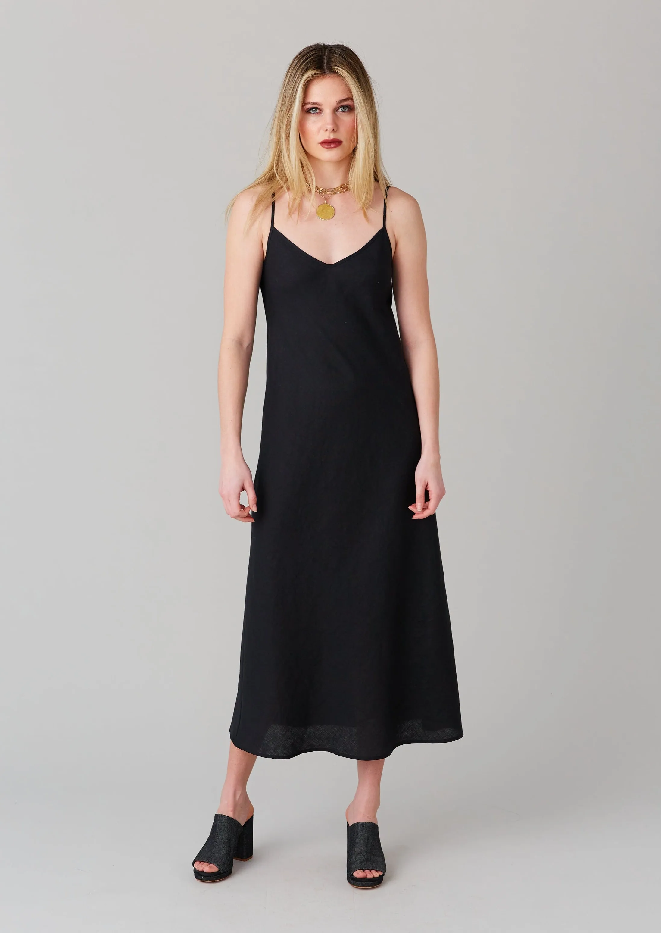 Linen Slip Dress