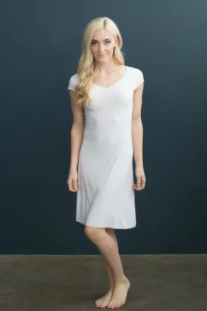 Lizzy Slip Cap Sleeve V-Neck Dress Slip